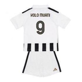 Juventus Randal Kolo Muani #9 Hemmakläder Barn 2026-27 Kortärmad (+ Korta byxor)